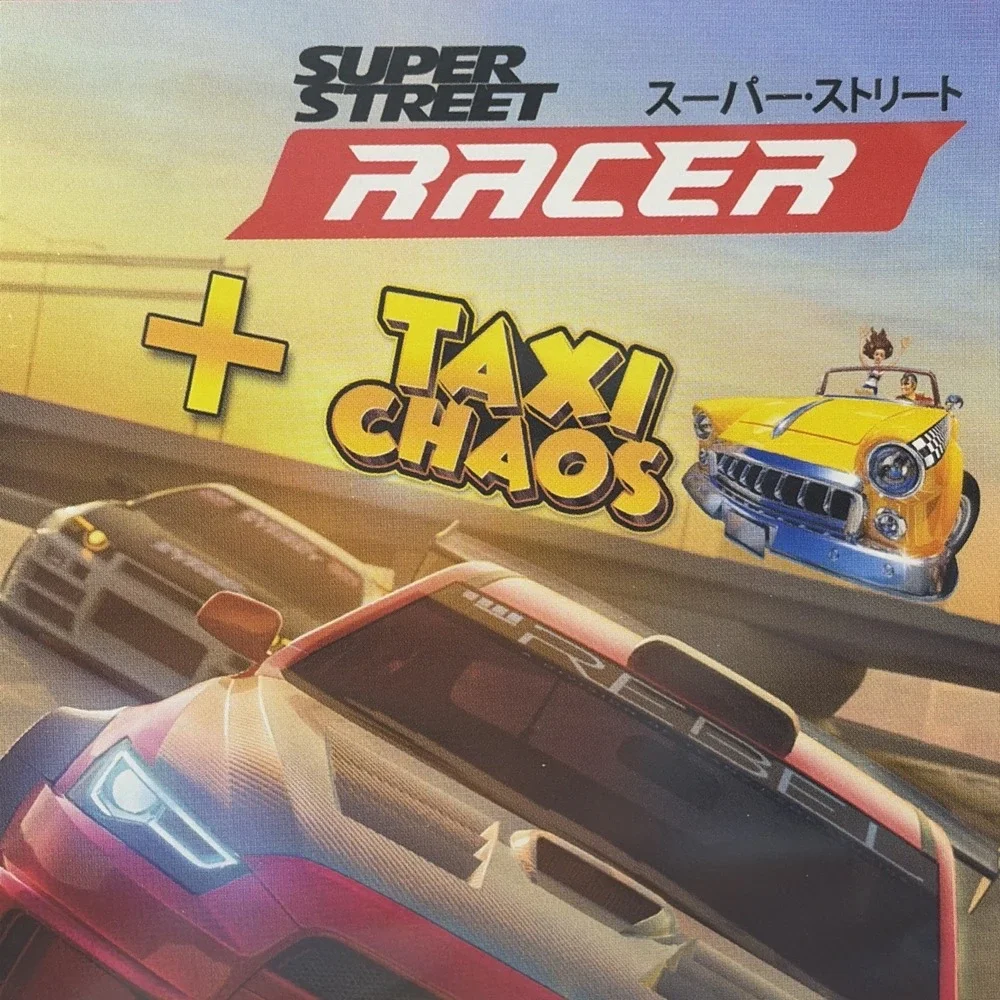 Super Street Racer and Taxi Chaos (Nintendo Switch) - Brand New - Box 2-in-1